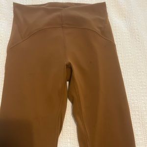 Instill high rise 25 inch lululemon leggings copper brown